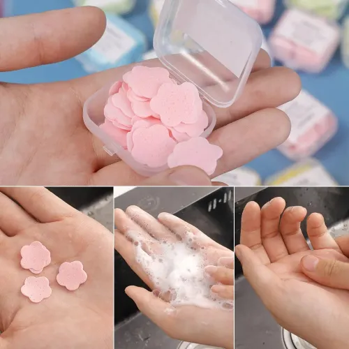 Portable Travel Mini Paper Soap (1 box)